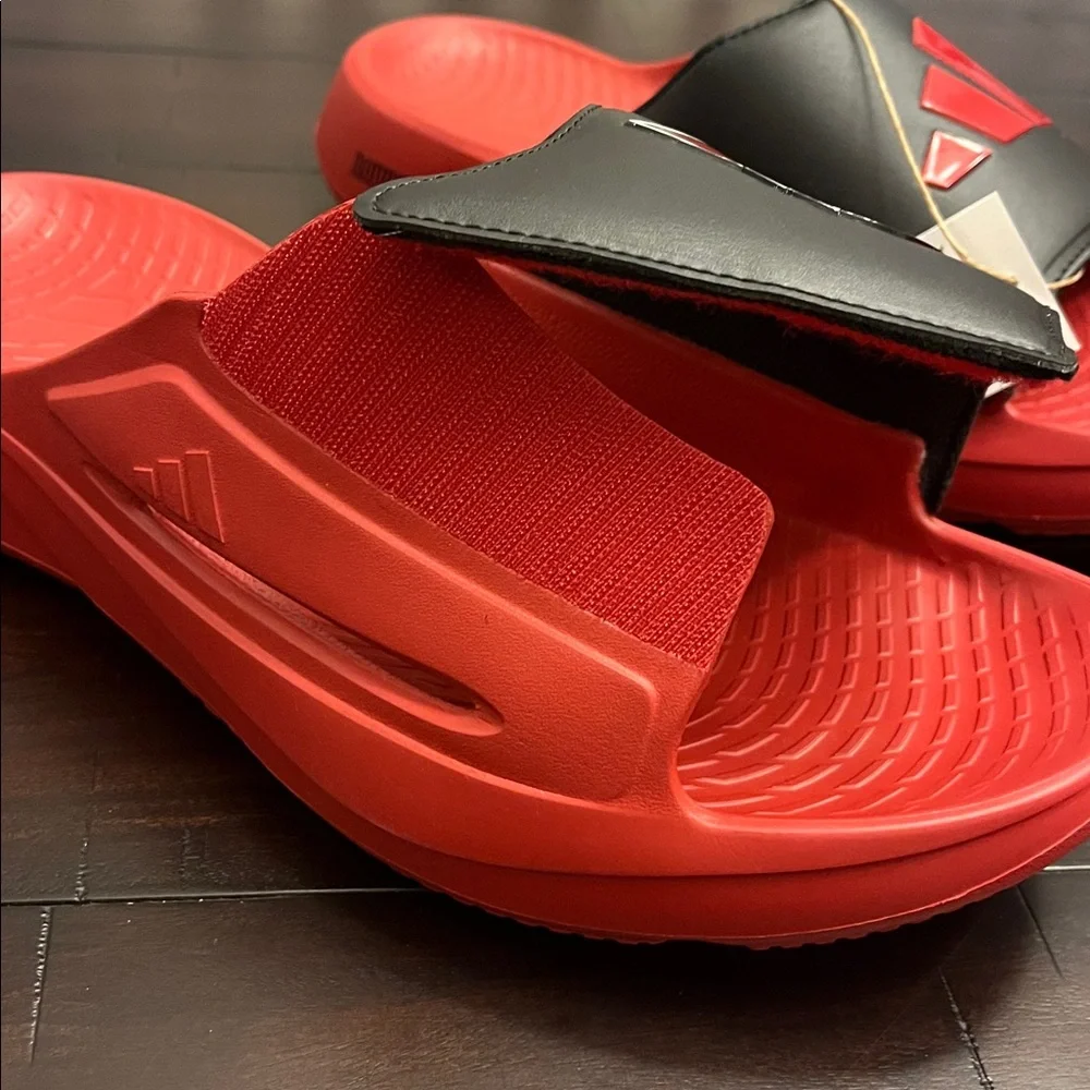 Adidas Lightblaze Louisville Cardinals Slides Sandals Shoes IH7116 Mens Size 10